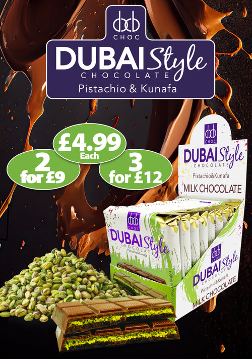 Dubai Style Chocolate Bar (80g) - dxbchoc.com