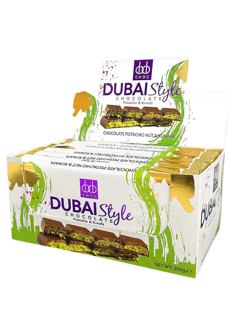 Dubai Style Milk Chocolate Bar (200g) Fast Trak Limited