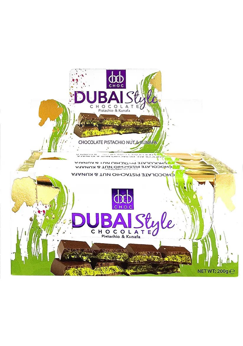Dubai Style Chocolate Bar (200g) - dxbchoc.com