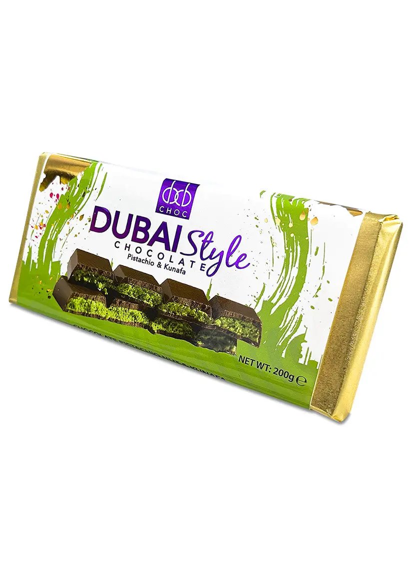 Dubai Style Milk Chocolate Bar (200g) Fast Trak Limited