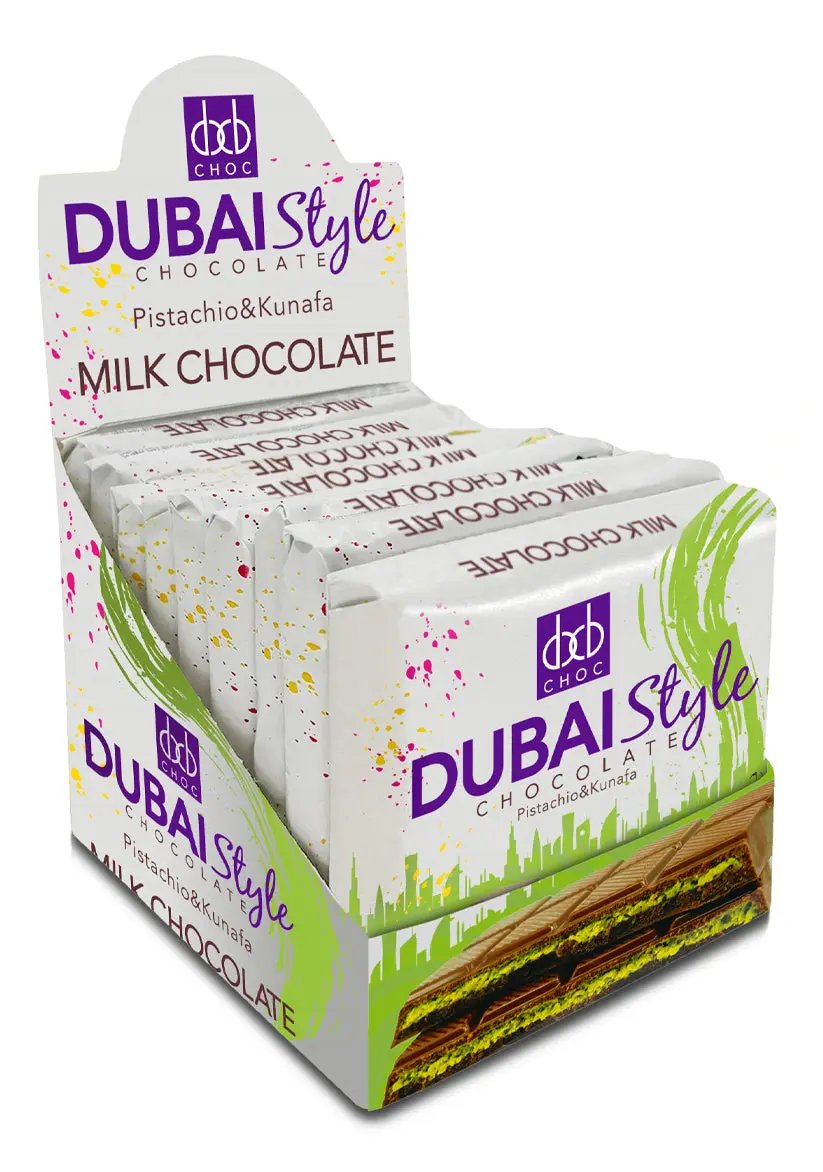 Dubai Style Chocolate Bar (80g) - dxbchoc.com