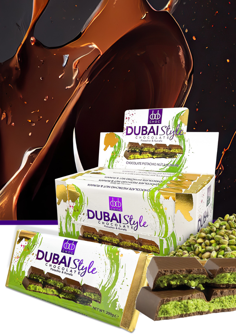 Dubai Style Chocolate Bar (200g) - dxbchoc.com
